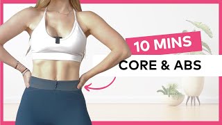 10 MIN TOTAL CORE & ABS - Home Workout, No Equipment