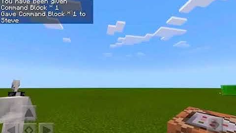 MINECRAFT POCKET EDITION TSUNAMI COMMAND! (2 commands only)