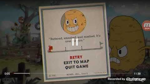 Half of the game over screens of cuphead.....