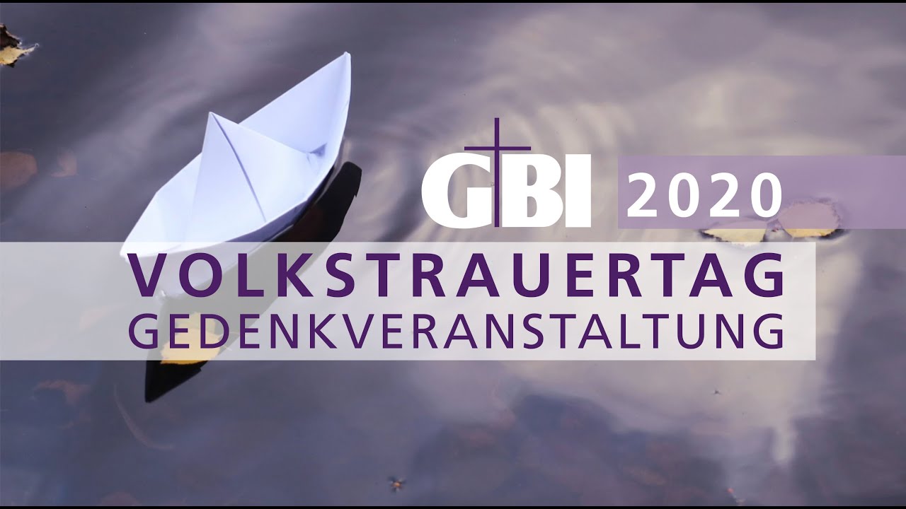 Volkstrauertag Gbi Gedenkveranstaltung Youtube