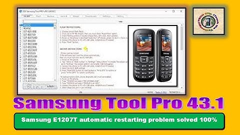 How to flash Samsung E1207T with Z3X box | Hindi/Urdu | TECH City