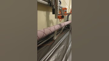 Test filament winding with the robot 🤖 #shorts