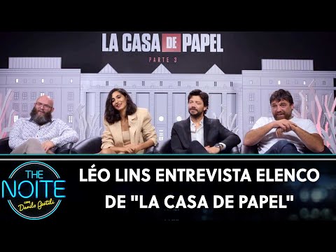 Léo Lins entrevista elenco de "La Casa de Papel" | The Noite (22/07/19)