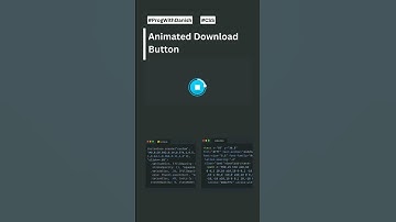 Animated Download Button #coding #learnhtml5andcss3