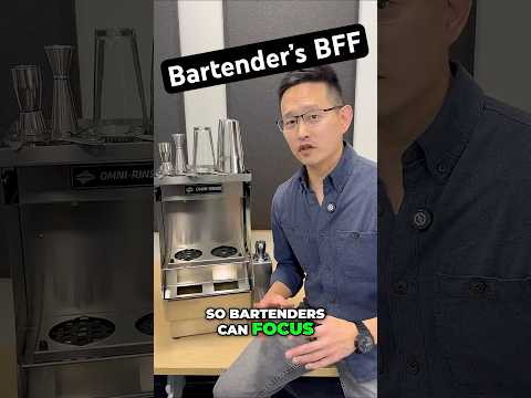 Bartender's Best Friend: The Auto-Rinse Automatic Bar Tool Rinsing Station