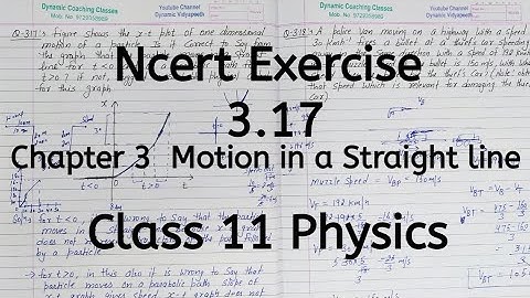 Ncert Exercise 2.13 | Chapter 2 | Motion in a Straight line | Class 11 Physics