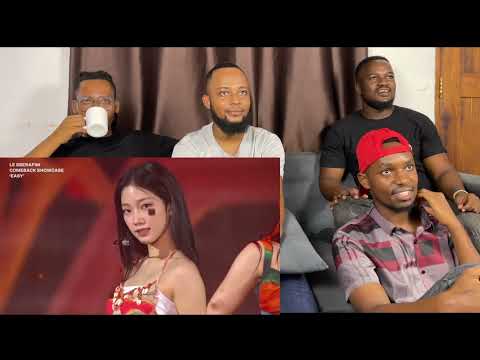 Africans React to LE SSERAFIM EASY OFFICIAL MV + SMART @ LE SSERAFIM COMEBACK SHOWCASE EASY