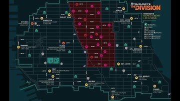 The Division 1.8 - All 15 Open World Boss Location - Loot Classified Gears & Legendary