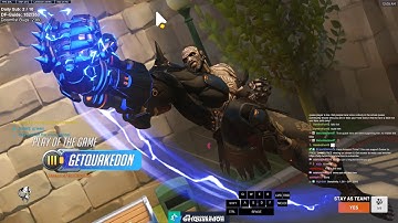 What TOP .1% Doomfist Looks Like - GetQuakedOn Rollouts Doomfist OVERWATCH 2 SEASON 19 TOP 500