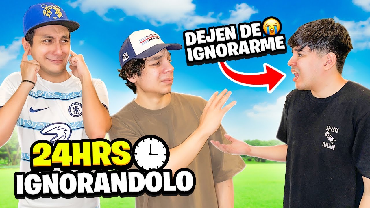 YAIR17 y YO IGNORAMOS a VALDO por 24 HORAS... ¡TERMINA LLORANDO!