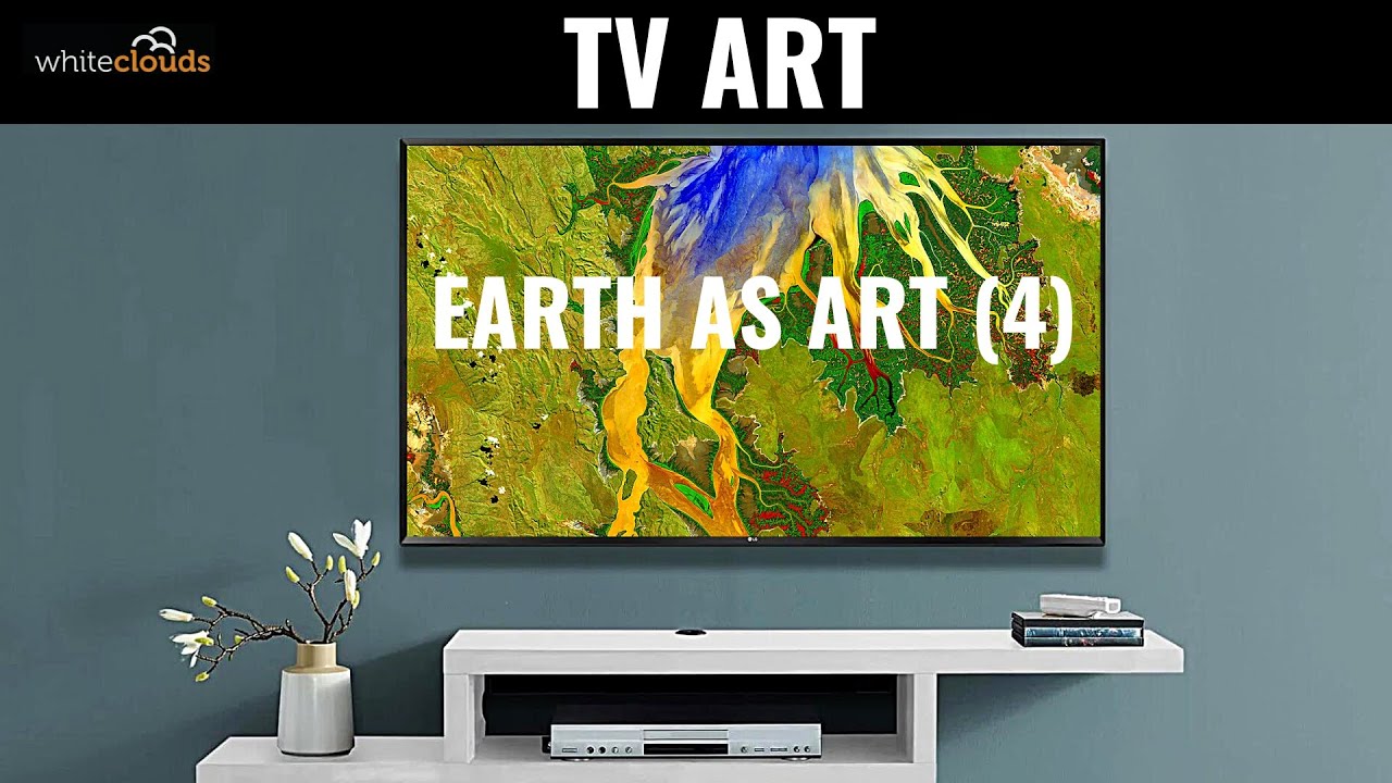 Earth as Art 4 | Turn Your TV Into Art | 20 HD Earth Images from Satellite | 1 Hour | With Music