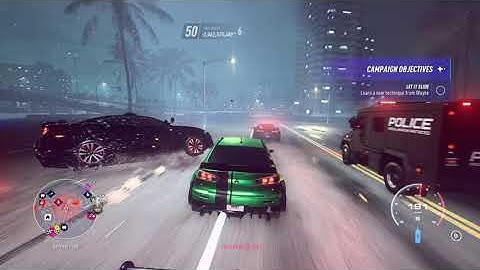 NFS Heat | Hard Plus Mod | Night Race & Police Chase