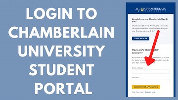 Chamberlain University Login - How to Sign in to Chamberlain University Student Portal (2023)