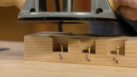Shop-made Router Bit Depth Gauge