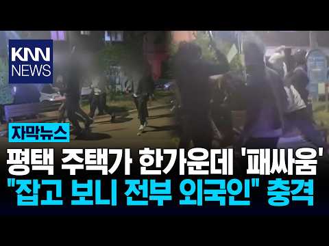 'Code Zero' Emergency Issued: Group Brawl Among Foreigners in Pyeongtaek Residential Area / KNN