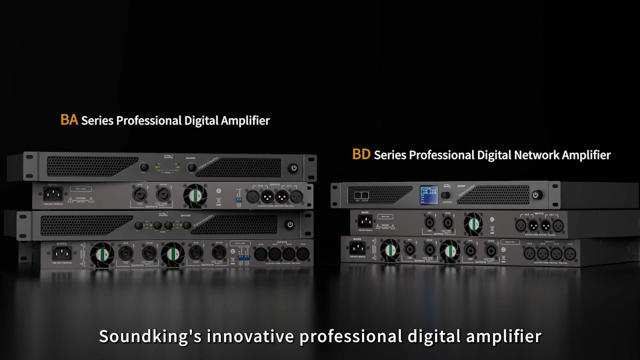 Soundking Soundking Innovative Professional Digital Amplifier - YouTube