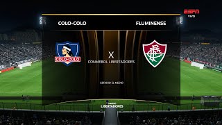 Colo-Colo x Fluminense - Simulando no FC 24 (PC com mods) - CONMEBOL Libertadores 2024