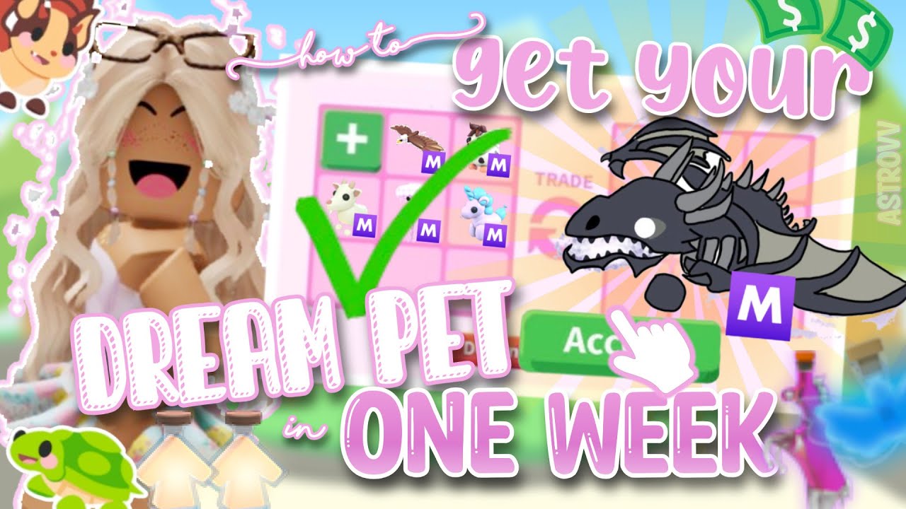 How To Get Your DREAM PET in 1 WEEK in Adopt Me! (Roblox) | AstroVV