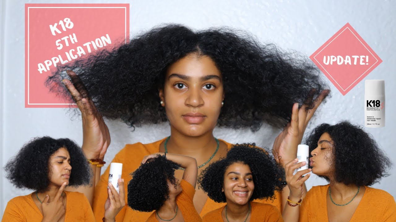 K18 LeaveIn Molecular Repair Hair Mask K18 Natural Curly Hair 5th