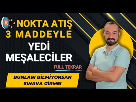 NOKTA ATIŞ 3 MADDEYLE YEDİ MEŞALECİLER