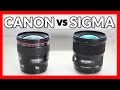 Sigma 24mm 1.4 Art vs Canon 24mm 1.4L II - Lens Shootout