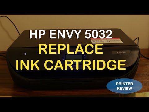 HP Envy 5030, 5032, 5034 All-In-one Printer Ink Cartridge Installation review !!