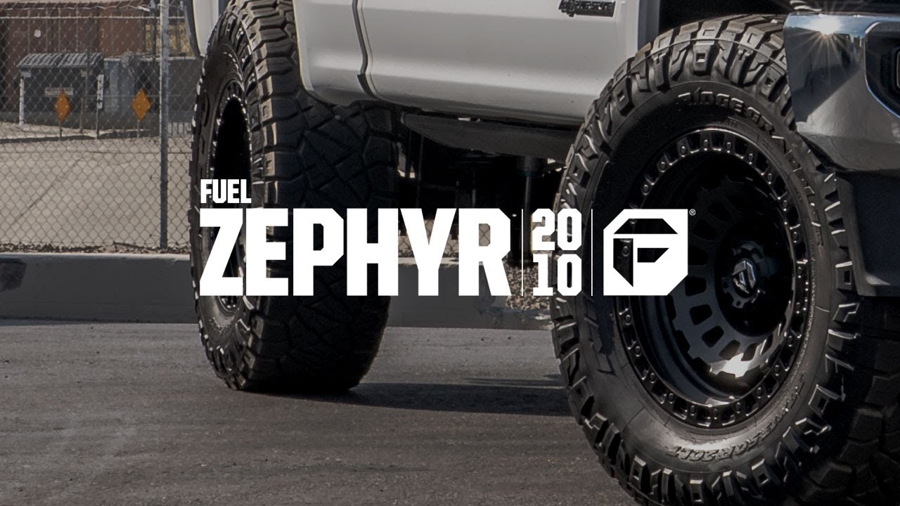 D633 Zephyr Wheel by Fuel OffRoad Wheels Matte Black Ford F250