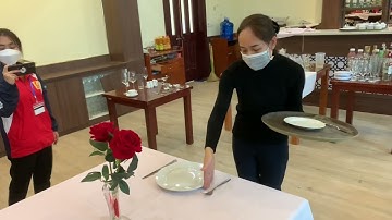 Set bàn ăn sáng kiểu âu