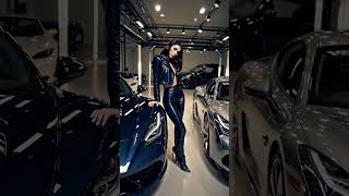 Urban Chic Striking A Pose With A Clic Porsche 911 In Leather Elegance