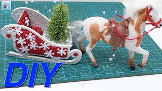 DIY Christmas decorations Santa&#39;s Sleigh Handicrafts