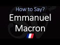 How to Pronounce Emmanuel Macron? (CORRECTLY) French Pronunciation (Native Speaker)