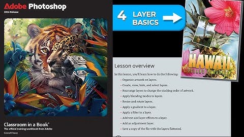 LESSON 4 - 2024 Adobe Photoshop Classroom in a Book - Layer Basics