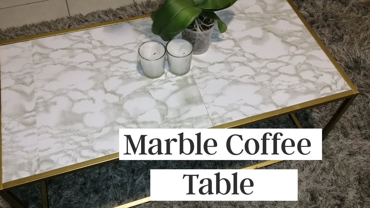 DIY Marble Coffee Table Superbalist Hack South African Youtuber