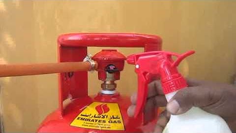 Check Gas Leak with Water Soap Solution – Good Connection