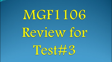 MGF-1106-Project for Test#3