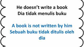 Contoh Kalimat Aktif dan Pasif bahasa inggris (English Grammar Lesson: Passive Voice) #passive