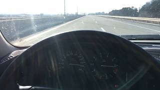 BMW 520 E34 on autobahn / Georgia