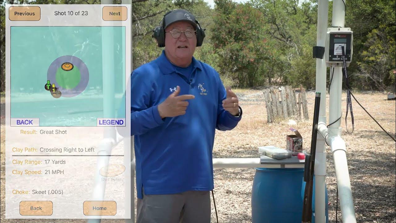 Sporting Clays Rabbit Target with the Shot Tracker! YouTube