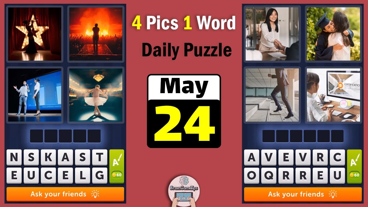 4 Pics 1 Word - May 24 2022 Daily Puzzle Answer