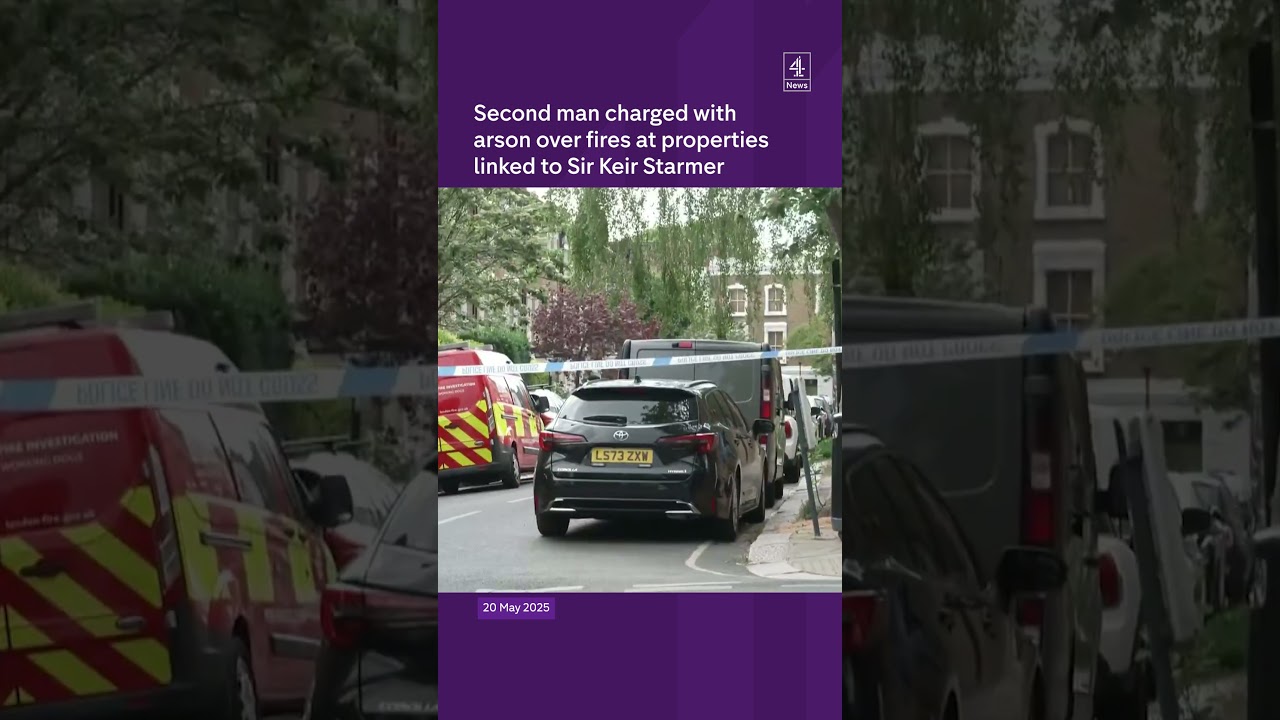 Second man charged with arson over fires at properties linked to Sir Keir Starmer