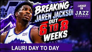 Information BREAKING - Jaren Jackson TEARS MCL out 6 to 8 Weeks  Utah Jazz Podcast Live Reaction Guide