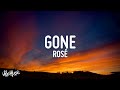 ROSÉ - GONE Lyrics