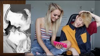 My EX and I reacted to our old videos together..