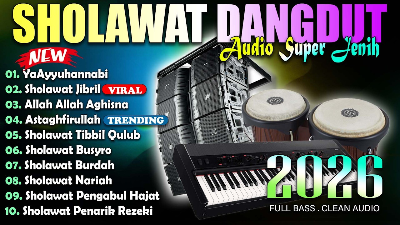 SHOLAWAT JIBRIL PEMIKAT REZEKI TAK TERDUGA | Sholawat Nariyah, Sholawat Busyro | SHOLAWAT TERPOPULER