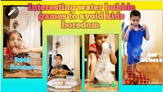 Funny water bubbles games/Diy water bubble/summer games for kids at home. screenshot 1