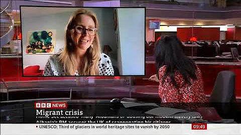 Albanian Migrant Crisis- Alice Taylor, BBC News