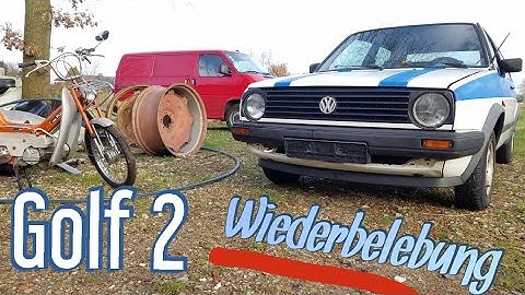 VW Golf 2 Wiederbelebung! Funkenflug und Qualm