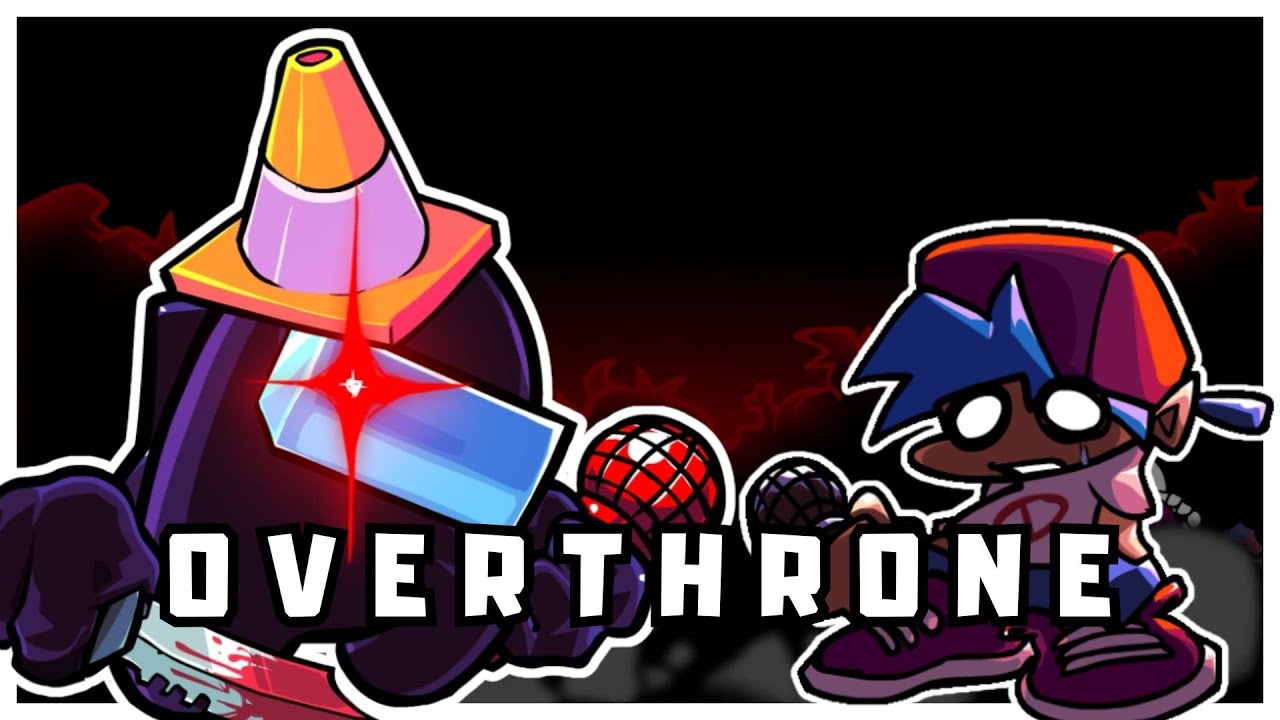 FNF OVERTHRONE – Black vs Boyfriend |  FRIDAY NIGHT DUSTIN' | LunarFNF