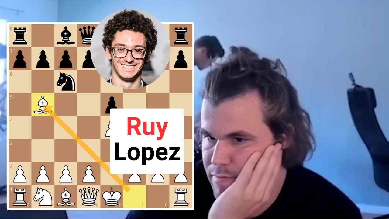 Magnus Carlsen Plays the Classic Ruy Lopez Against Fabiano - YouTube