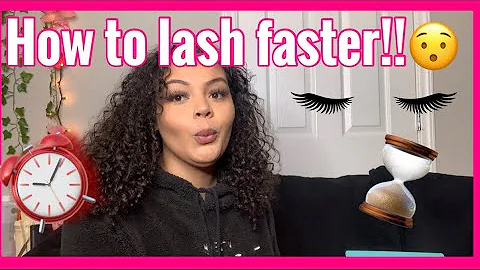 How to lash faster | Lash Tech must watch !